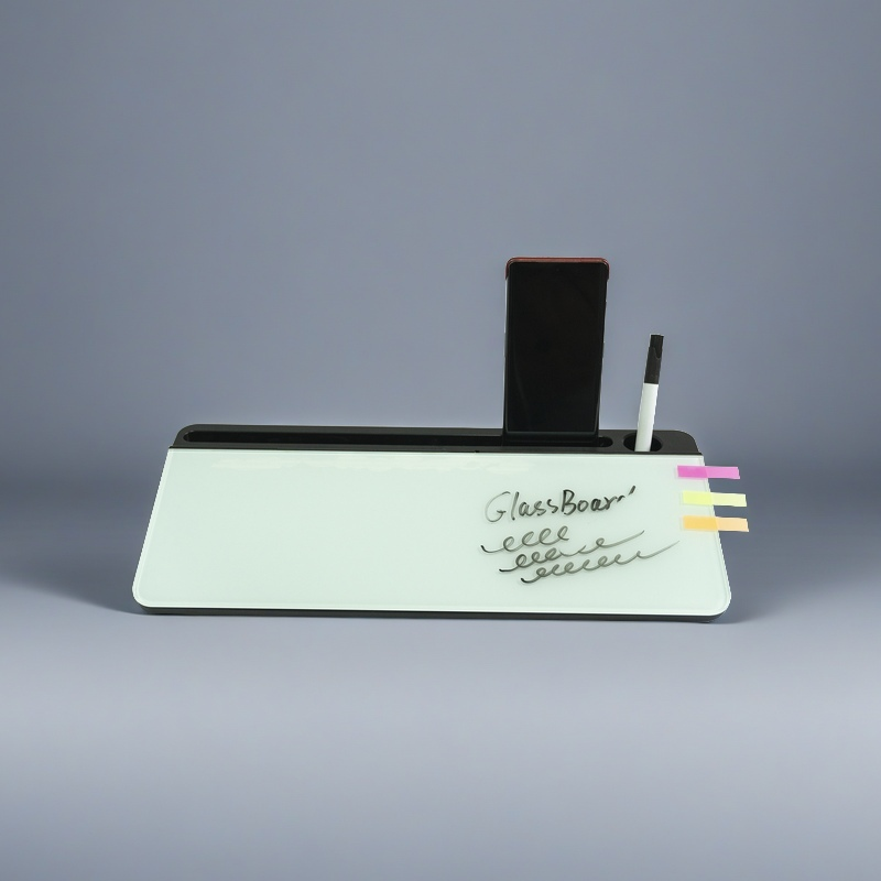 Desktop glass board organizer